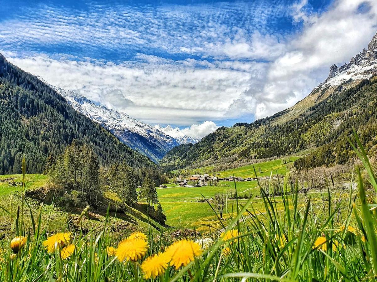 Triftblick Bed and Breakfast Gadmen Exteriör bild